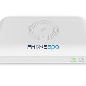 Phonespa Phone & Accessory Sanitizer: Portable, UV-C Sanitizer, Wireless Charger